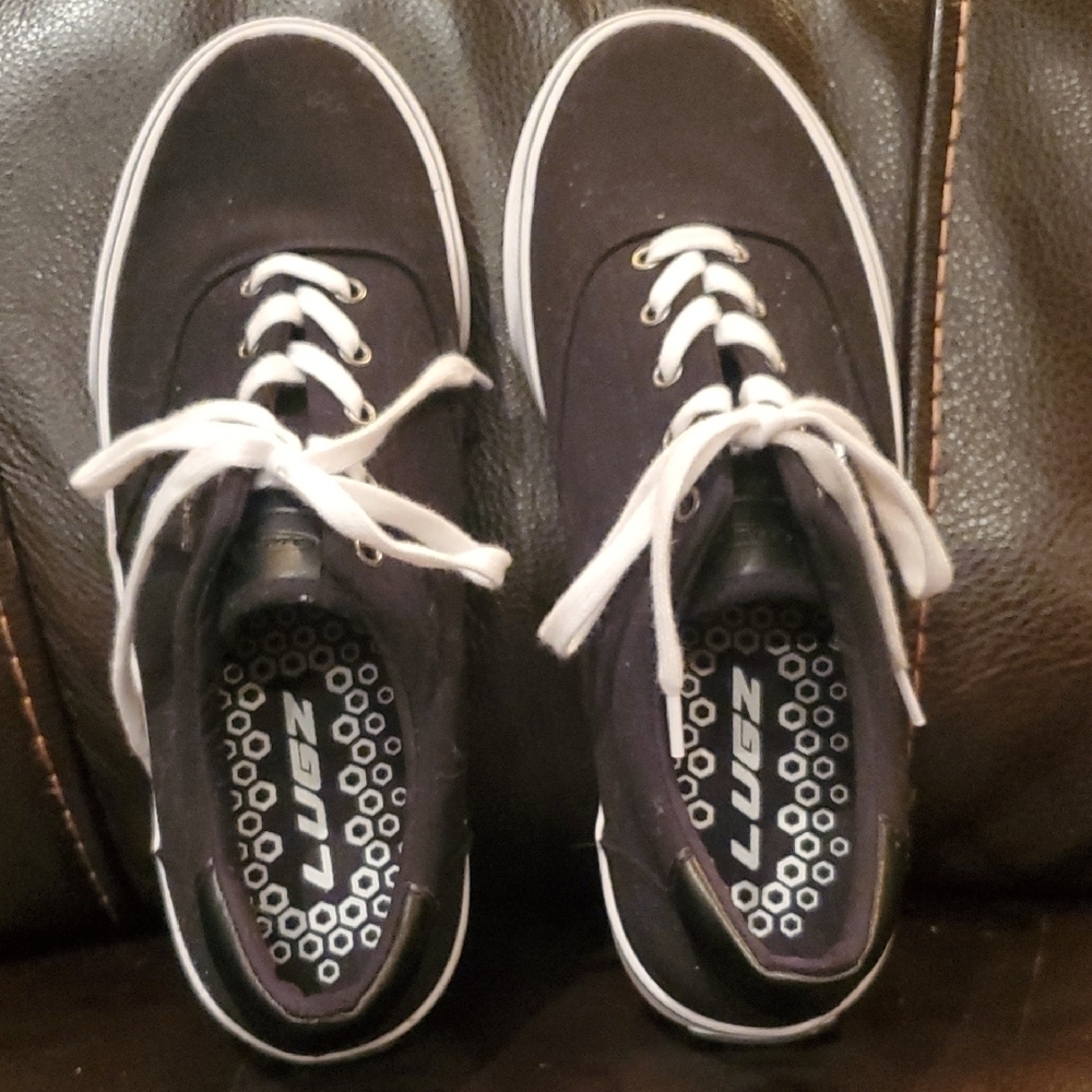 2/$25 Women's Black Canvas Sneakers. Size 9.5